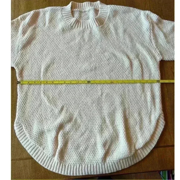 NWT SHEIN Plus Drop Shoulder Curved Hem Sweater SIZE 2XL - Picture 6 of 11